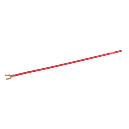 Southwire Red 12 Gauge Str& Wire Pigtail w/ Fork & Strip Terminal8", 1000 Pak PTST12RD